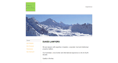 Desktop Screenshot of dukeslawyers.com
